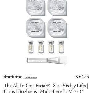 Multi-Benefit Skincare Mask Set - Silver and White
